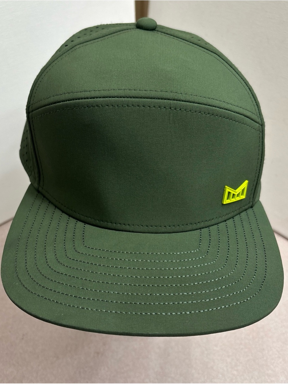 Melin Trenches Hydro Hat Classic One Size Dark Green Performance Snapback Cap